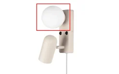 Reservglas till 4343 Doppio D10 Vit