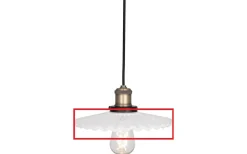 Reservglas till Cobbler Fönsterlampa Ø25cm Vit