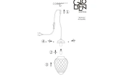 Reservglas till Juni Vägglampa/Fönsterlampa Opal