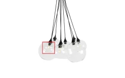 Reservglas till Pallas och Bowl Taklampa 15cm Klarglas