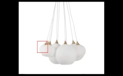 Reservglas till Pallas Taklampa 15cm och Bowl Fönsterlampa Opalvit