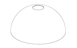 Reservglas till Vienda Flex Bord- och Golvlampa 16cm Opal