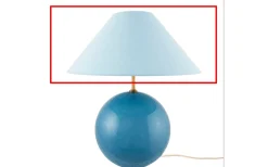 Reservskärm till 6246 Iris 35 Blå