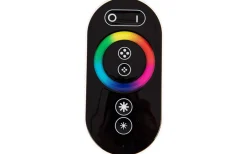 RGB kontroller med RF-fjärr för 230V RGB Led strip Svart