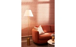 Rib Golvfot 129cm Borstad Mässing