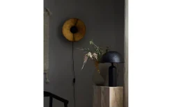 Ribble Vägglampa Ø35cm Matt Svart