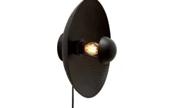 Ribble Vägglampa Ø35cm Matt Svart