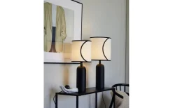 Riley Bordslampa 45cm Ava Offwhite/Svart