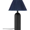 Riley Bordsslampa 50cm Svart/Blå