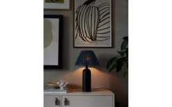 Riley Bordsslampa 50cm Svart/Blå