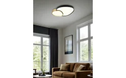 Rise Plafond LED 77cm svart-guld