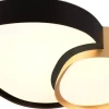 Rise Plafond LED 43cm svartguld