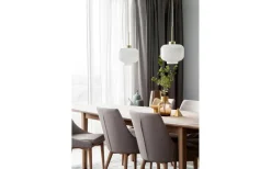 Ritz Taklampa 25cm E27 Opal/Mässing