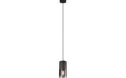 Robin Fönsterlampa 10cm E27 matt svart/rökfärgad