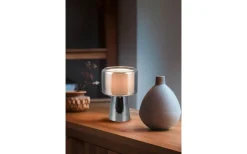 Rocka Bordslampa E14 förkromad