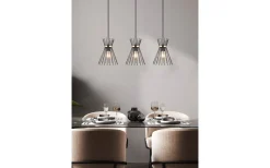 Rod Taklampa 3-delat E27 svart/guld