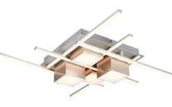 Roger Plafond LED i borstat stål