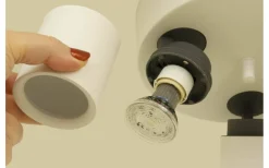 Rollo Takspotlight 21cm 3L Matt Vit/Grå