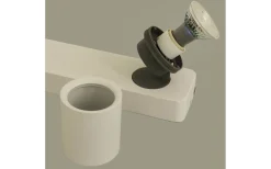 Rollo Takspotlight 54cm 3L Matt Vit/Grå