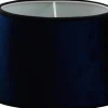 Roma Oval Lampskärm Sammet 20cm Mörkblå