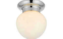 Ronda Plafond 19cm Vit/Krom IP44