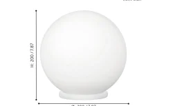 Rondo Bordslampa 20cm Opal