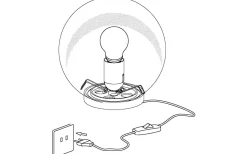 Rondo Bordslampa 20cm Opal