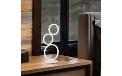 Rondo Bordslampa LED mattvit