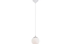 Rondo Fönsterlampa 20cm Borstad Stål/Vit