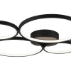 Rondo Plafond LED 5-delad mattsvart