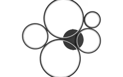 Rondo Plafond LED 5-delad mattsvart