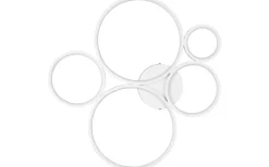 Rondo Plafond LED 5-delad mattvit
