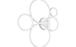 Rondo Plafond LED 5-delad mattvit