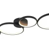 Rondo Plafond LED 4-delad mattsvart