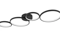 Rondo Plafond LED 4-delad mattsvart