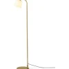 Room 49 Golvlampa 135cm Opal/Antikmässing