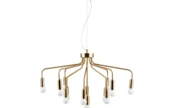 Roots Taklampa 70cm Borstad Mässing