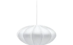 Rosa Taklampa 60cm Jersey Vit