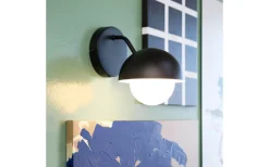 Rose Vägglampa Svart