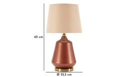 Rosenthal Bordslampa 65cm Brun