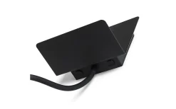 Rostam Vägglampa med USB 2x3W 3000K Svart