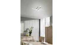 Route Plafond LED 4-delad borstad stål 4000K