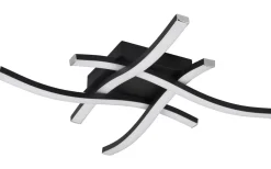 Route Plafond LED 4-delad mattsvart 4000K