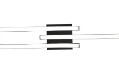 Route Plafond LED 3-delad mattsvart 4000K