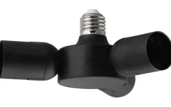 Rueda Pendeladapter E27 1 till 3 Svart