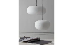 Rut Taklampa 35cm Opalvit