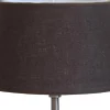 Sabina Oval Lampskärm 20cm Choklad