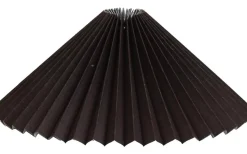 Sabina Plisserad Takskärm Ø40cm Choklad