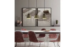 Safi Taklampa 70cm 3L Brun/Guld