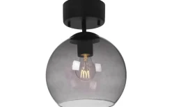 Salle Plafond 23cm Svart/Rök